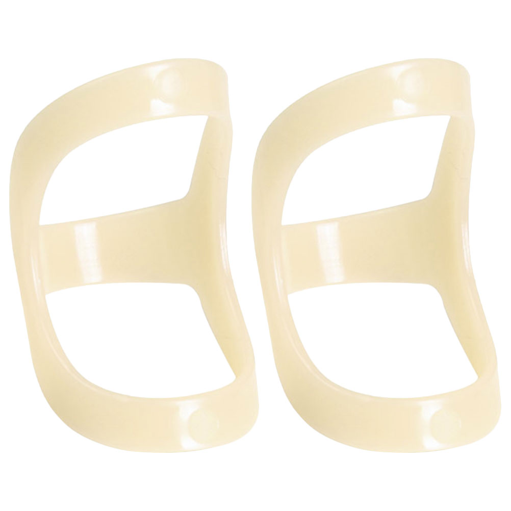 2Pcs Finger Splint Rings Mallet Finger Splint Plastic Finger Corrector Finger Fixation Tool