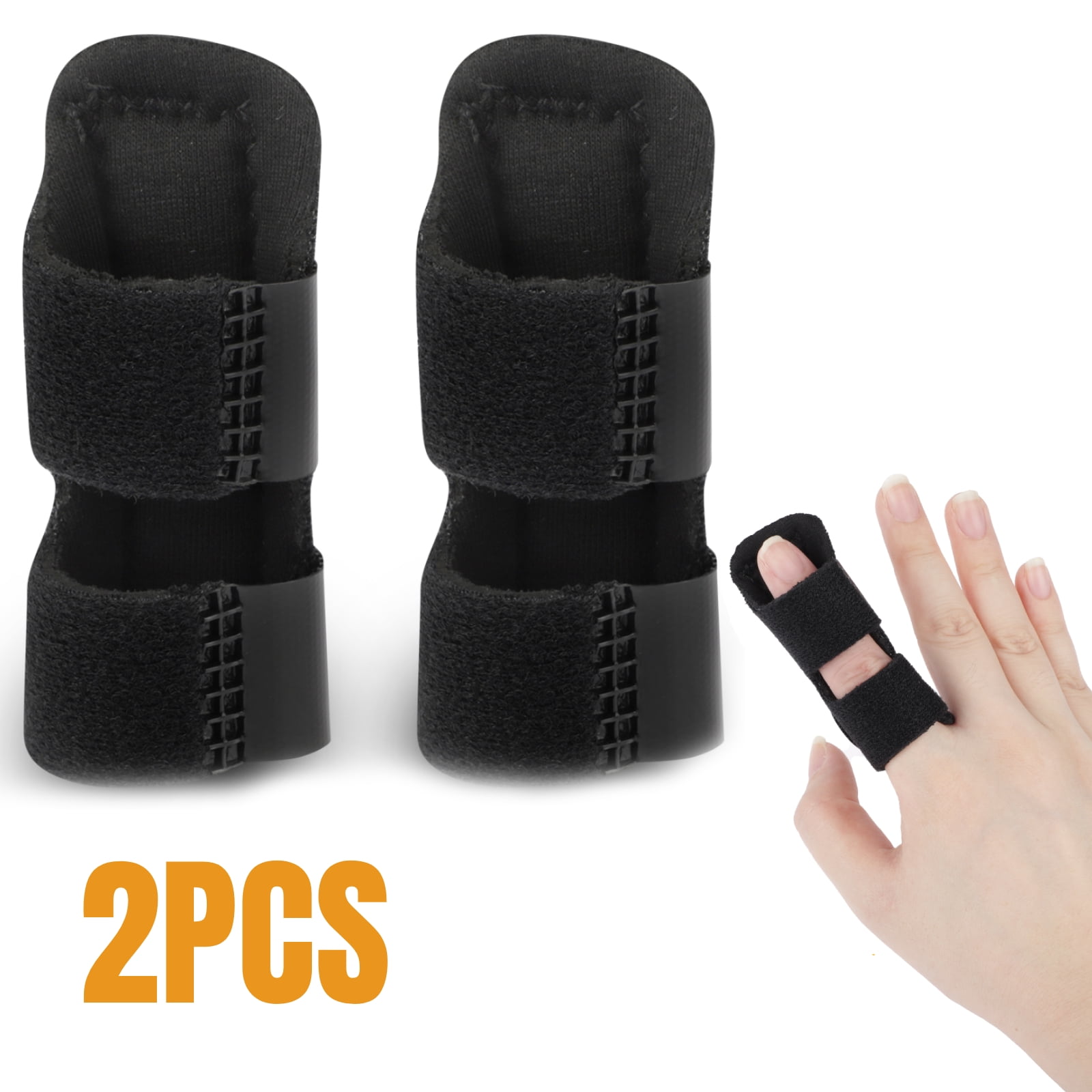 2Pcs Finger Splints, TSV Finger Brace, Finger Straightening Brace ...