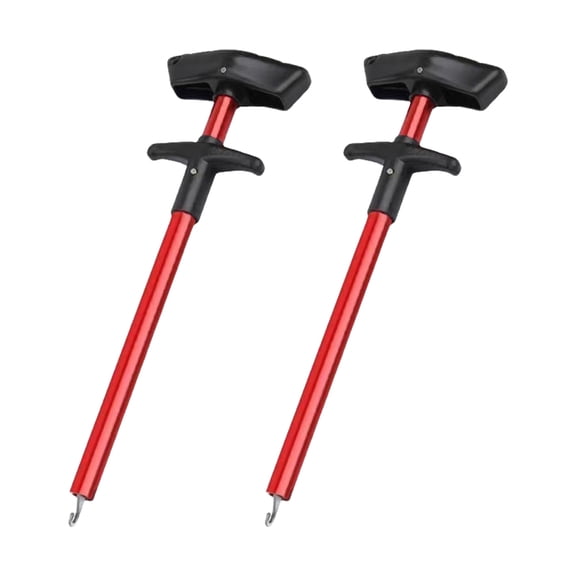 2Pcs Fish Dehooker Fishing Hook Separator Aluminum Extractor Fishing Gear Squeeze Out Fish Hook Remover Tool