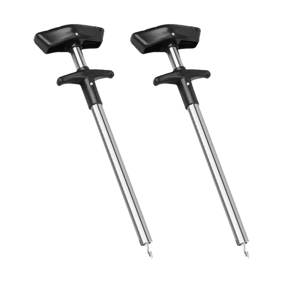 2Pcs Fish Dehooker Fishing Hook Separator Aluminum Extractor Fishing Gears Squeeze Out Fish Hook Remover Tool