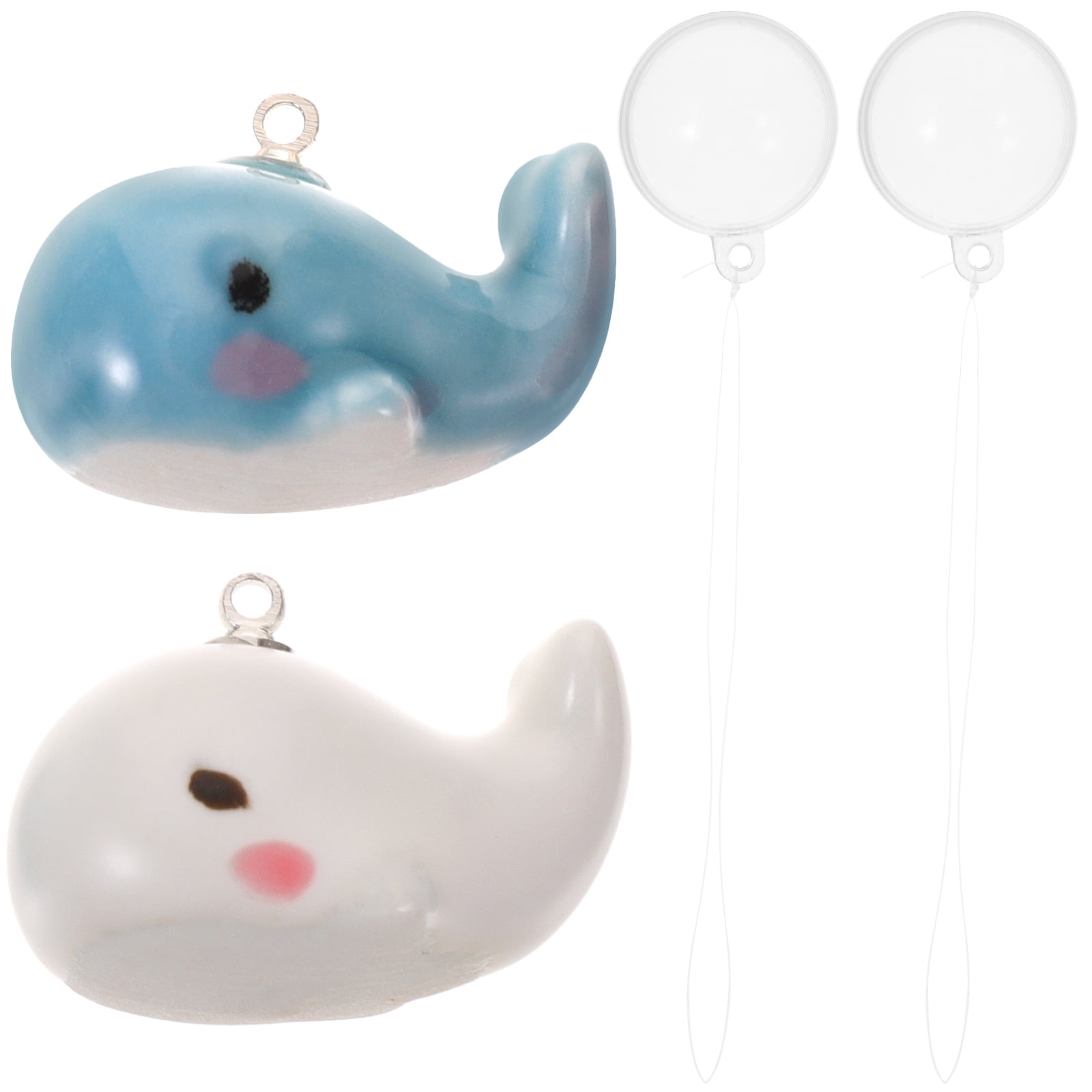 2Pcs Fish Tank Floating Marine Animal Decors Fish Tank Floating Decors