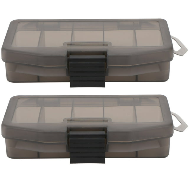 2Pcs Fishing Lures Storage Box Plastic Kit Box Fishing Tackle Case ...