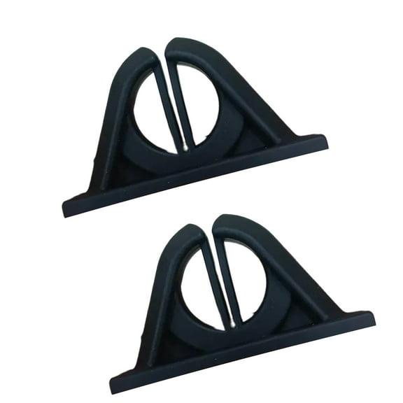 2Pcs Fishing Rod Holder, Wall Mounted Fishing Rod Bracket Adhesive Fishing Rod Storage Rod Organizers for Garage, Wall