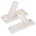 2Pcs Flag Pole Holder Bracket Plastic Flagpole Mount Self Adhesive Flag