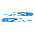 thumbnail image 1 of 2Pcs Flame Totem Car Motorcycle Creative Decals Stickers Reflective, 1 of 5
