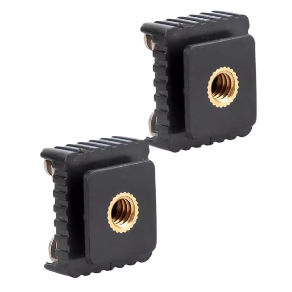 2Pcs Flashing Hot Shoe Mount Adapter To 1/4inch Thread For Studio Light Stand Tripod Screw For Photography Accessories