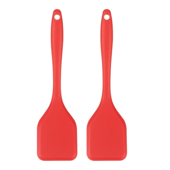 2Pcs Flexible Silicone Turner Spatulas Set Produced for Easily Cooking