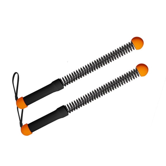 2Pcs Flexible Spring Arm Strength Expander Battle Rope Muscle Building Cord Strength Training Rod For Homes gym