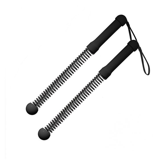 2Pcs Flexible Spring Arm Strength Expander Battle Rope Muscle Building Cord Strength Training Rod For Homes gym