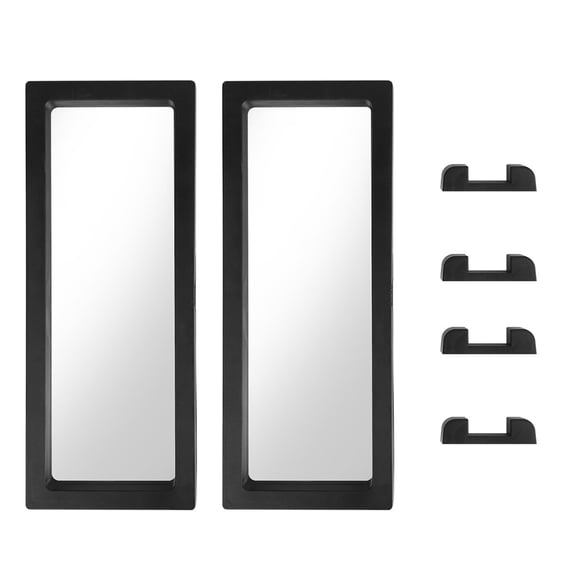 2Pcs Floating Frame Display Box Transparent Design, Protective, Great for Showcasing Jewelry, Stamps, and Other Collectibles