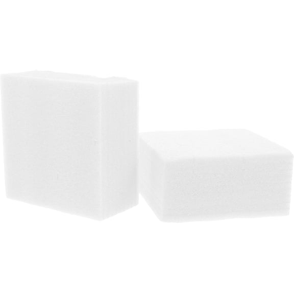 ADDHAT 2-Pack White Florist Foam Blocks for Flower Arrangements, Craft Projects, and Protective Packing Inserts