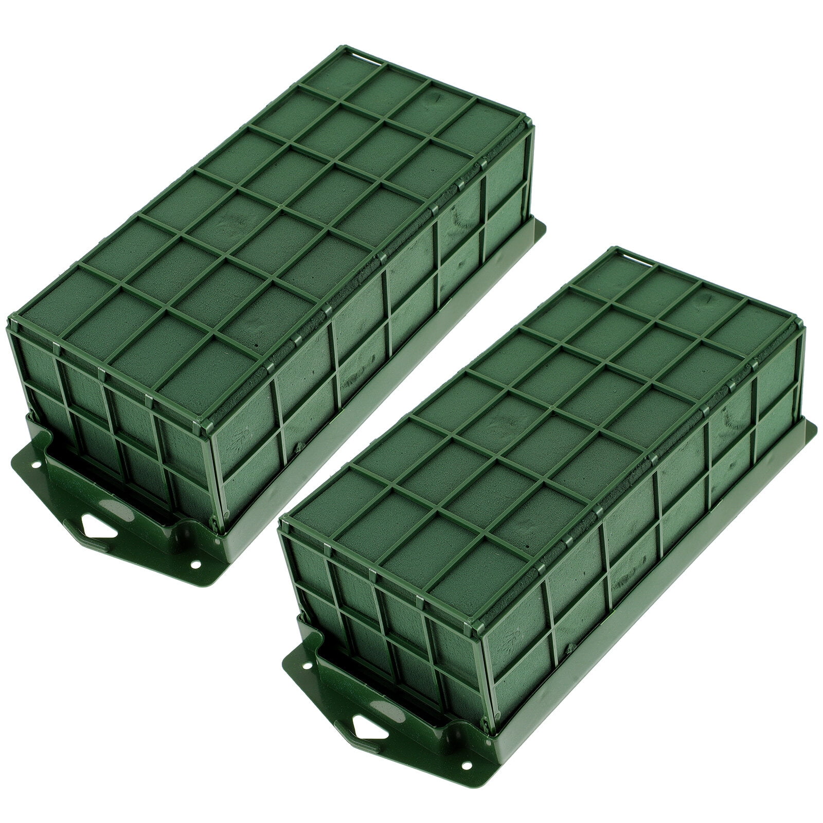 2Pcs Floral Foam Cage Flower Holder with Foam Floral Cage Floral Foam