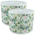thumbnail image 1 of 2Pcs Floral Lampshade Soft Cloth Printed Lampshade Decorative Printed Lamp Shade Removable Medium Drum Lamp Shade Fresh Floral Table Lamp Shade for Home Bedroom, 1 of 10