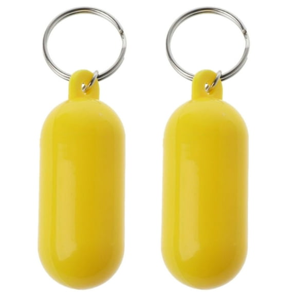 2Pcs Foam Keychain Holder Float Back Hangings Kayak Keyring Marine Floatable Sailings Floating Pendant Fishing Key Rings