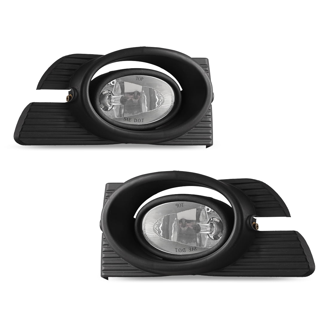 2Pcs Fog Lights Assembly for 1998 1999 2000 2001 2002 Honda Accord Sedan,OEM Replacement Fog Lamps Clear Lens With Bulbs-H11 12V 55W