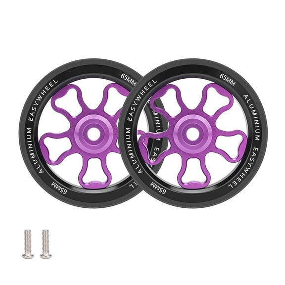 2Pcs Folding Bike Easy Wheel 70Mm Aluminium Alloy Built-In Bearing Lightweight Wheel For Brompton For 3Sixty Wheel Replace Parts
