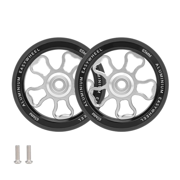 2Pcs Folding Bike Easy Wheel 70Mm Aluminium Alloy Built-In Bearing Lightweight Wheel For Brompton For 3Sixty Wheel Replace Parts