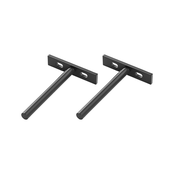 2Pcs Folding Shelf Bracket Concealed Floating Wall Shelf Brackets Furniture Hardware Easy Installation