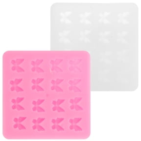 2Pcs Fondant Molds Butterflies Silicone Mould Cake Chocolate Molds Candy Cake Baking Fondant Molds (Random Color)
