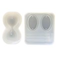 thumbnail image 1 of 2Pcs Food Safe Silicone Molds Classical Sand Clock Design for Craft Enthusiasts, 1 of 14