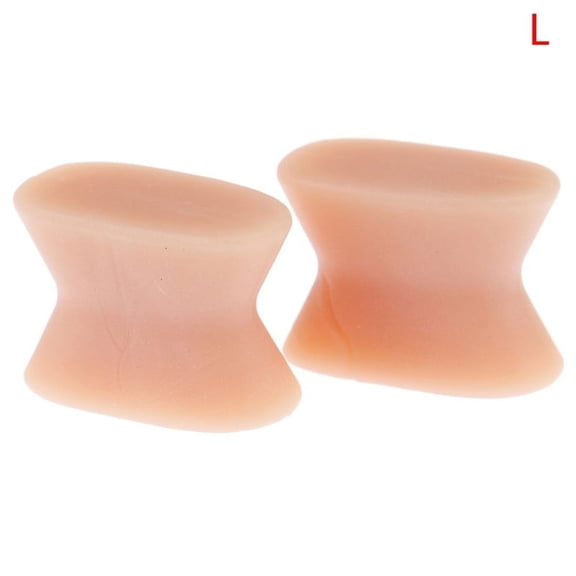 2Pcs Foot Finger Toe Separator Adjuster Hallux Valgus Pedicure Corrector