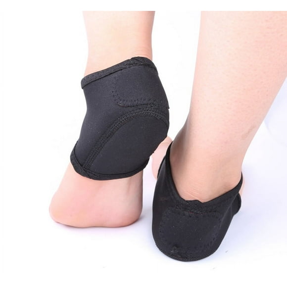 2Pcs Foot Heel Ankle Wrap Pads Plantar Fasciitis Therapy Pain Relief Arch Support