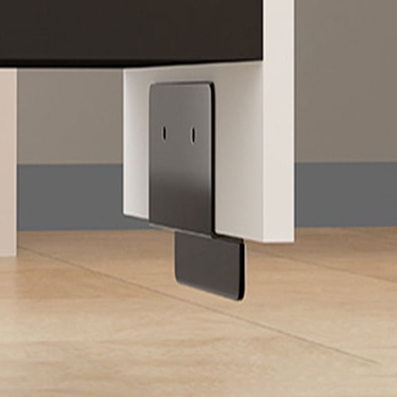 2Pcs Foot Pull Handles for Kitchen Trash Cabinets with Rubber Edge for Safe Touchless Opening