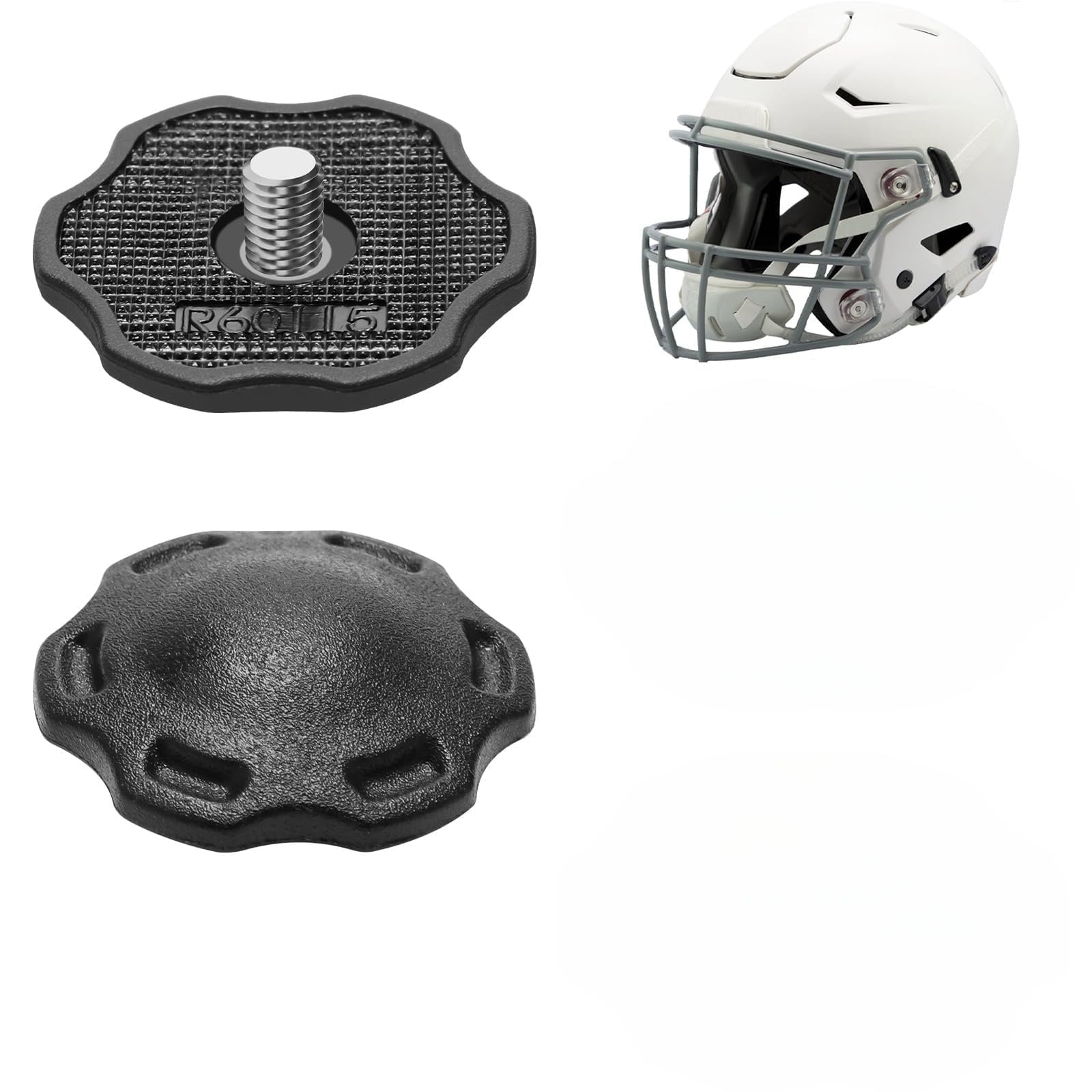 hriddell speedflex helmet piece Football Helmets Riddell Speedflex Replacement Parts 4Pcs Football Helmet  Thumb Screws Compatible With Riddell SpeedFlex Chinstrap Thumb Screws, Keep  For Speedflex Youth Football Helmet Chinstrap