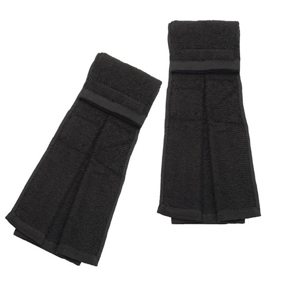 2Pcs Football Sports Towel with Fastener Cotton Hand Towels Quarterback Football Field Towel Football Accessories