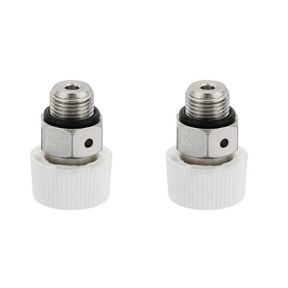 2Pcs For Bsp Male Thread Nickel Plated Brass Manual Radiator Air Vent Plug Valve