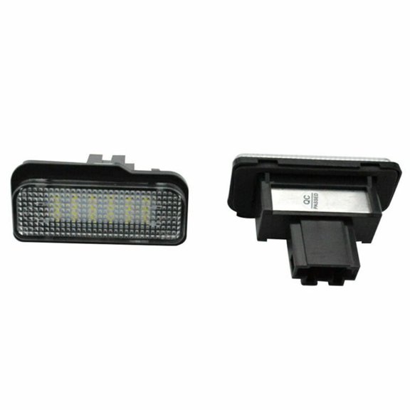 2Pcs For Mercedes-Benz Compatible LED Plate Lights 6500K, Plug & Play, No Modification Needed