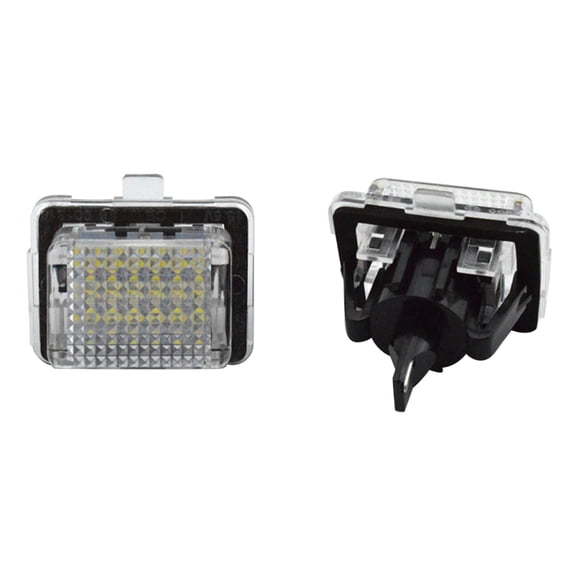 2Pcs For Mercedes LED Plate Light Upgrade 18W, 6500K White, 18 LEDs, Easy Fit for Various Models