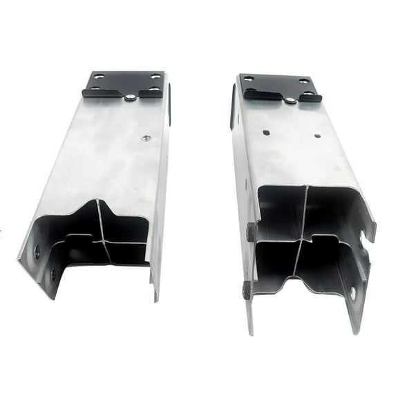 2Pcs For Tesla Model 3 2017-2023 Front Bumper Rail Extensions Vehicle Spare Bumper Extensions