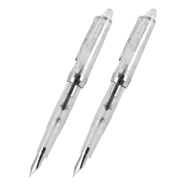 2Pcs Fountain Pen for Calligraphy Portable Fountain Pen Writing Pen Ink Absorber Fountain Pen