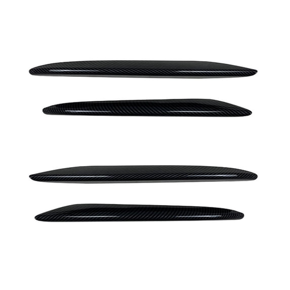 2Pcs Front Bumper Lip Splitter Spoiler Fog Light Trims For Mercedes-Benz E-Class W213 S213 Pre-Facelift 2016-2020 For Amg Line Carbon Look Set Fangkenuo