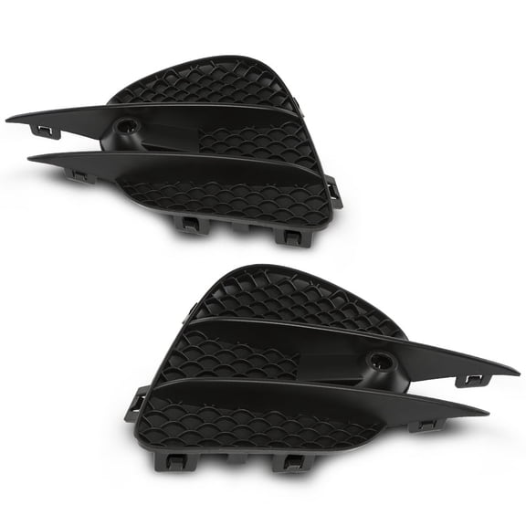 2Pcs Front Fog Light Covers Left & Right Fit For 2015-2018 Mercedes Benz C-Class W205