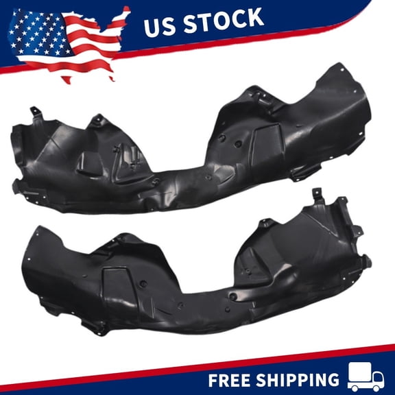 2Pcs Front Driver and Passenger Side Inner Fender Liners for Ford Mustang 2018 2019 2020 2021 2022 2023 Left+Right
