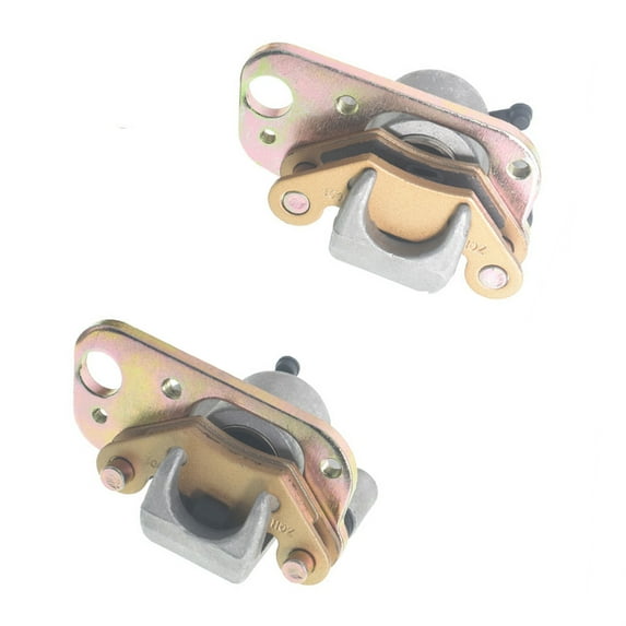 2Pcs Front Left Right Brake Calipers with Pads 1910547 1910271 for Polaris xpedition 325, xplorer 250, Magnum 325 330, Scrambler 400 500, Trail Blazer 250 400, Trail Boss 325, Boss 330