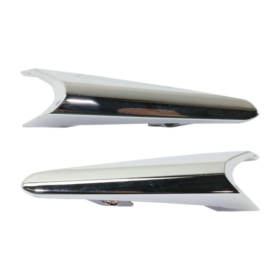 2Pcs Front Left & Right Chrome Fog Lamp Molding Cover Trim For Mazda 3 2017-2018
