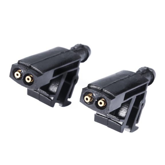2Pcs Front Wiper Washer Jet Nozzle Spray Liquid Hood For Peugeot Partner 406 605 For Citroen Berlingo Xantia ZX Car Accessories