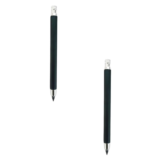2Pcs Function 5.6mm Woodworking Mechanical Pencil Set For Woodworking Scribing Tool Marking Pen 5.9x0.4x0.4"