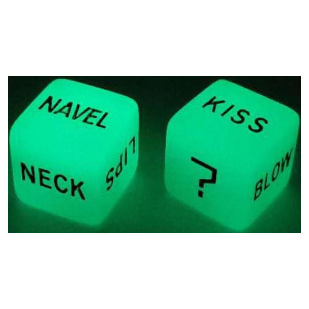 2Pcs Funny Love Dice Glow in Dark Adult Couple Lovers Games Aid Sex Party  Toy for valentines day gift for boyfriend girlfriend - Walmart.com
