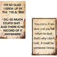 thumbnail image 1 of 2Pcs Funny Retro Metal Aluminum Sign Wall Art for Street Patio Porch Garage Cafe Bar Club Man Cave Restaurant Store Farm Garden Vintage Rustic Outdoor Decor Holiday Gift 8x12 in, 1 of 12
