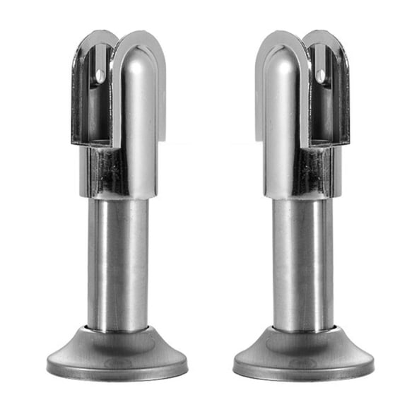 2Pcs Furniture Feet Stainless Steel Support Feet Toilet Partition Foot Hardware Public Restroom Partition Fittings
