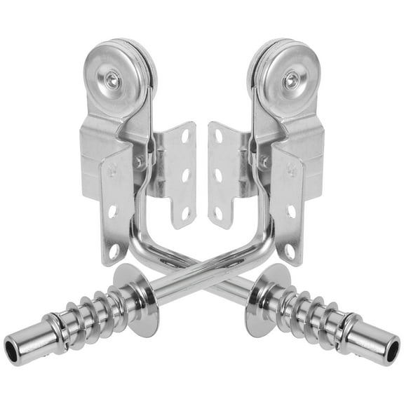 OUNONA 2-Pack Low Noise Finish Furniture Hinges for Sofa Pillow Cushions and Smooth