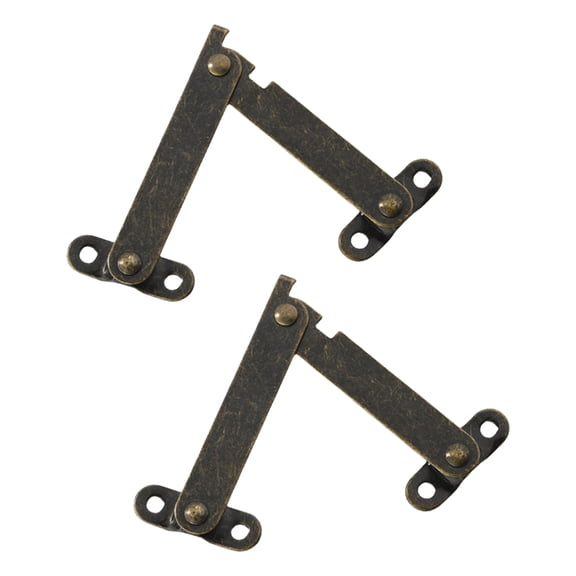 2Pcs Furniture Lift up Struts Lid Flap Stay Hinge Metal Lid Hinges Folding Hinges Easy to Instal