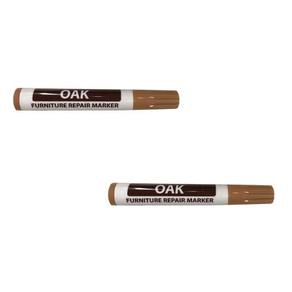 2Pcs Furniture Pen Crayon Furniture Scratch Repair Marker Paint Pen Floor Pen 2.5Ml Pen