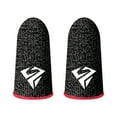 thumbnail image 1 of 2Pcs Gaming Finger Sleeves,Smooth Operation,Anti-Sweat,Extremely Thin,Maximum Touch Response,Comfortable Fit,Fit Mobile Phone Tablet Devices,Finger Covers,Finger Sleeves for Gaming,Gamer Gloves,Red, 1 of 8