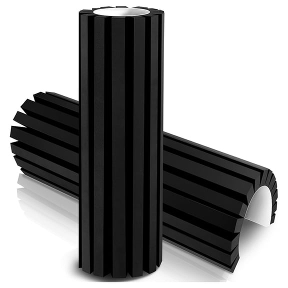 2Pcs Garage Wall Protector, Black Foam Garage Bumpers for Parking Car, Corner Guard & Pole Protector Padding