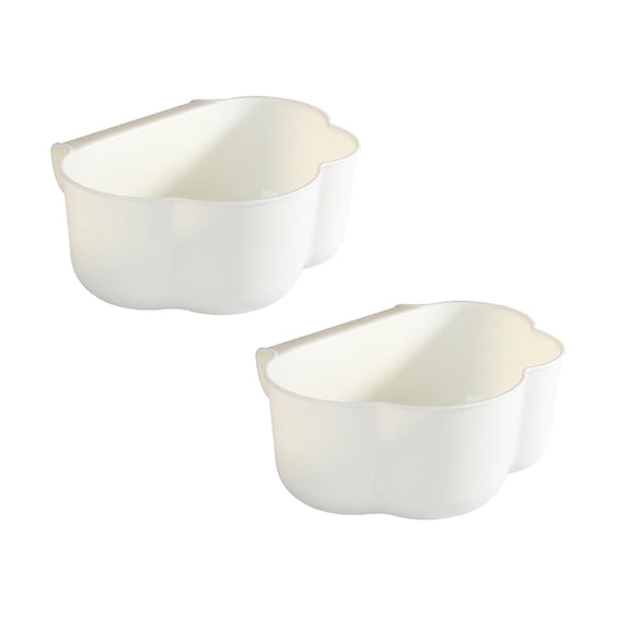 2Pcs Garbage Can Kitchen Cabinet Door Trash Hanging Garbage Storage Cans For Home Kitchen Cleaning Supplies